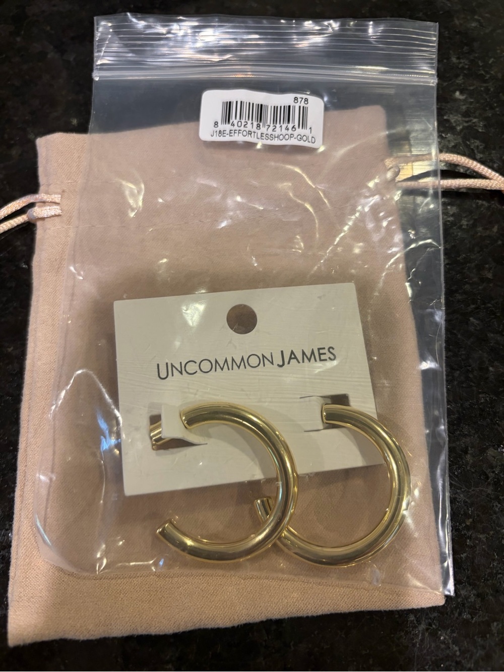 Uncommon James Gold Chunky Hoop Earrings